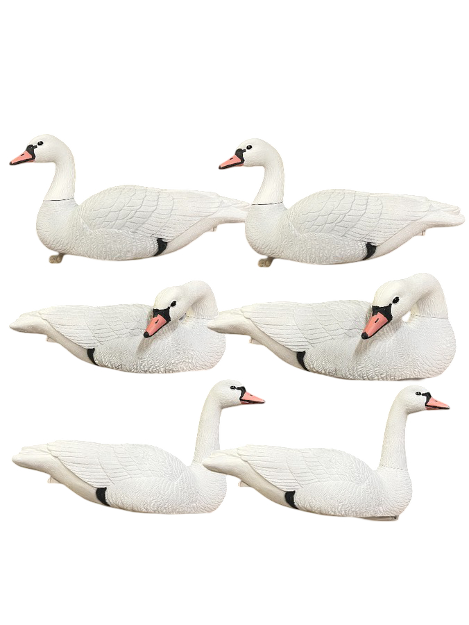 Чучело Oscar Decoys Лебедь Floater Swan мягкий плав 6шт FWG-3D - фото 1