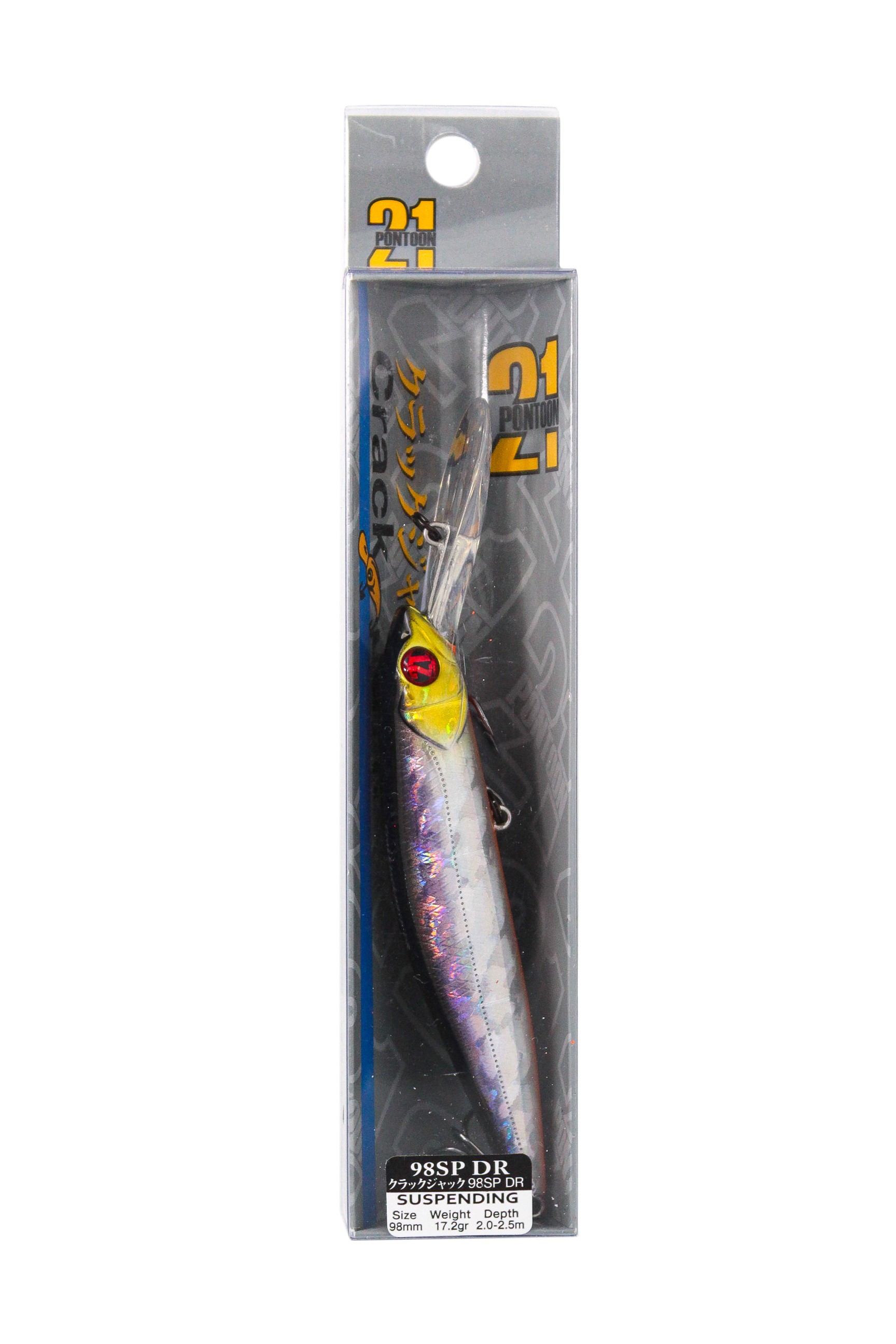 Воблер Pontoon21 Crack jack 98SP-DR 98мм 17,2гр 2,0-2,5м A12