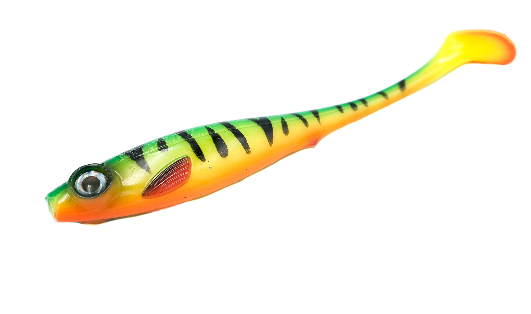 Приманка SPRO виброхвост Iris pop-eye softlure UV firetiger 14см - фото 1