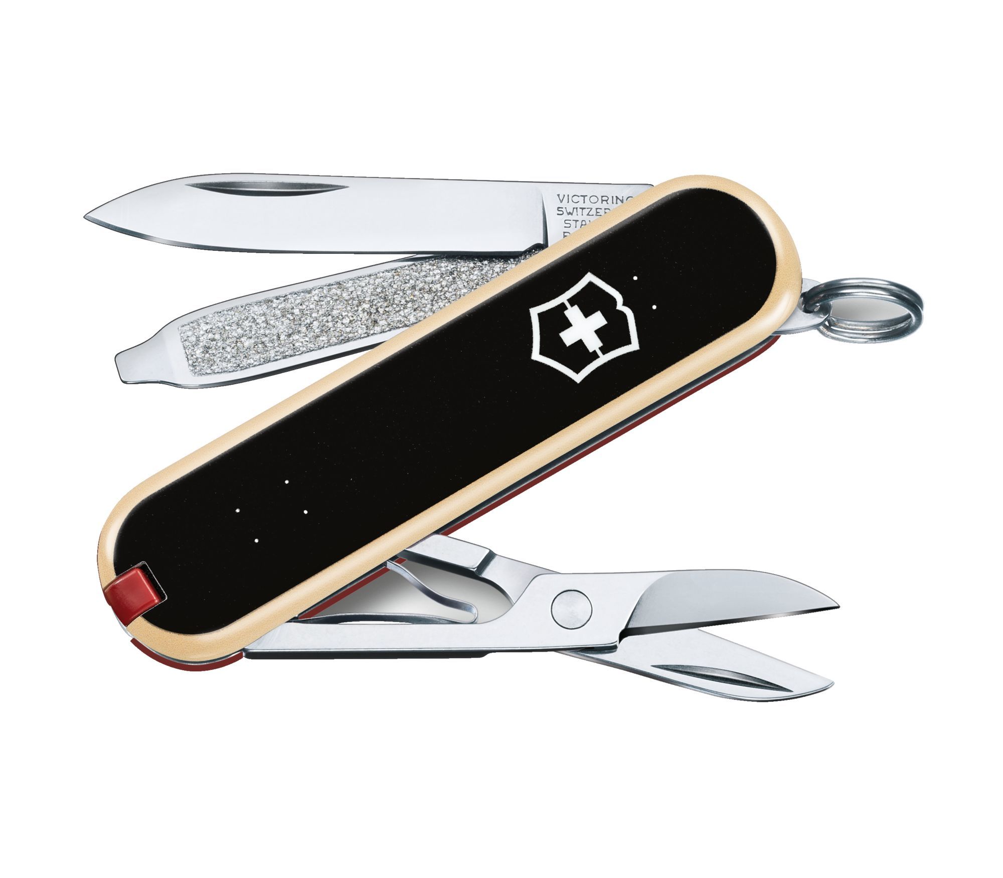 Нож Victorinox Classic Skateboarding 58мм 7 функций красный/рисунок - фото 1