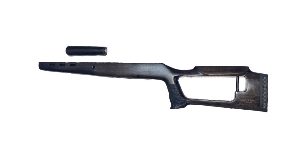 Ложа Левша ОП-СКС тип СВД орех эргономическая щека облегчённый - фото 1