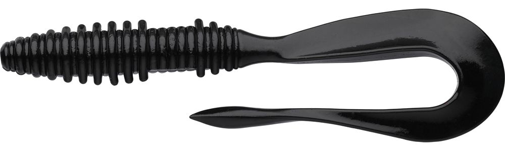 МП Приманка Keitech Mad Wag mini 2,5" 001 Black - фото 1