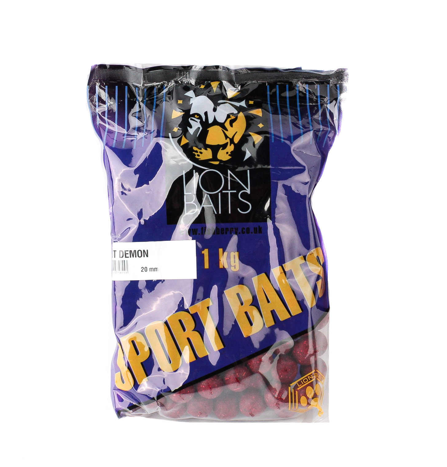 Бойлы Lion Baits Sport hot demon 20мм 1кг - фото 1