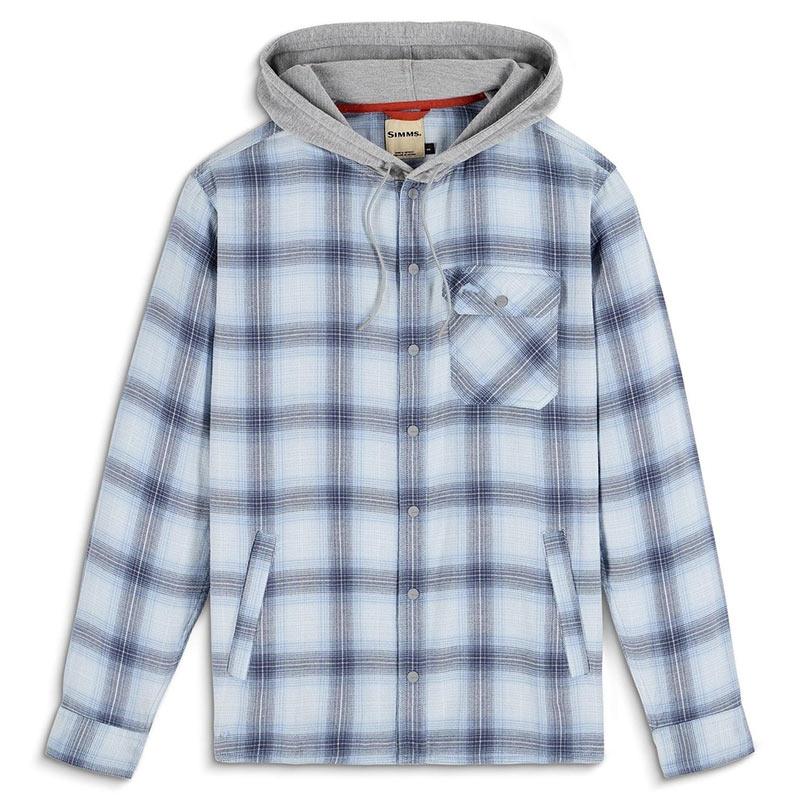 Рубашка Simms Santee Flannel Hoody Ely Plaid: Bimini  - фото 1