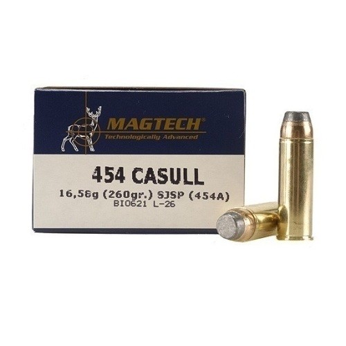 Патрон 454Casull Magtech 16,8 СBС SJSP-Flat - фото 1