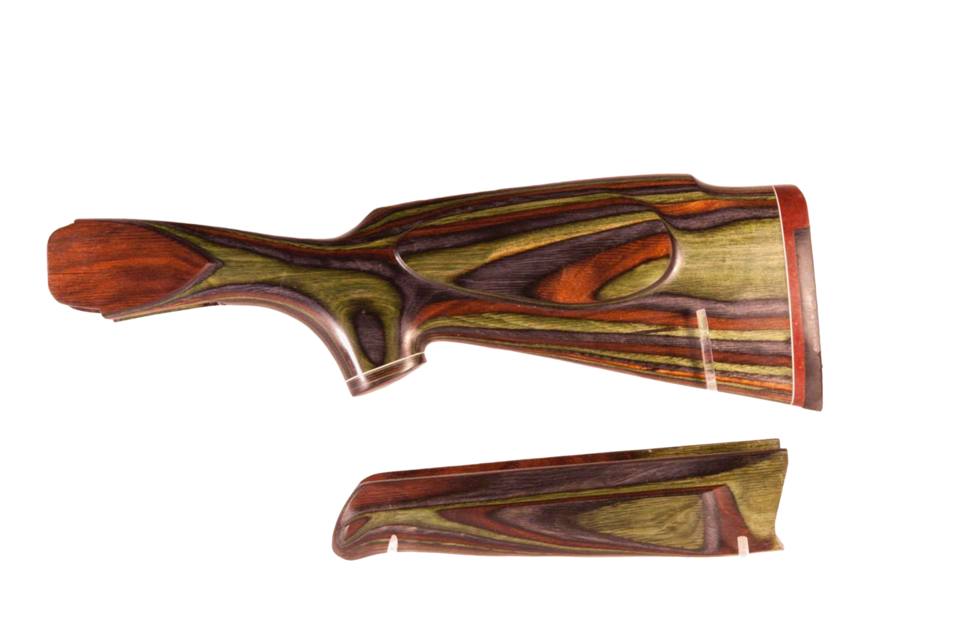 Приклад+цевье Левша ИЖ-27 Монте-Карло старого образца ламинат (под заказ) - фото 1