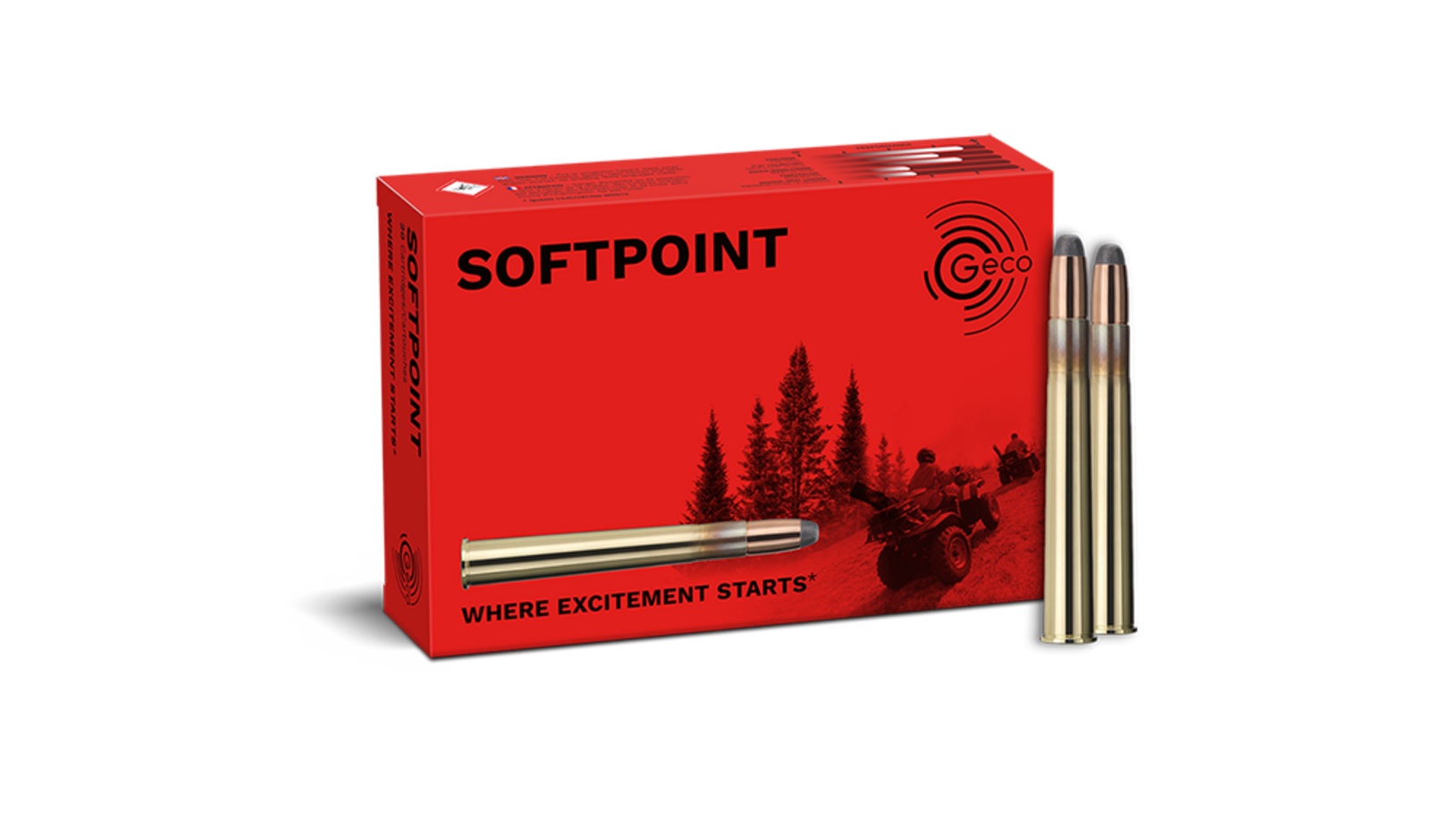 Патрон 9,3x74R Geco Soft Point 16,5 гр - фото 1