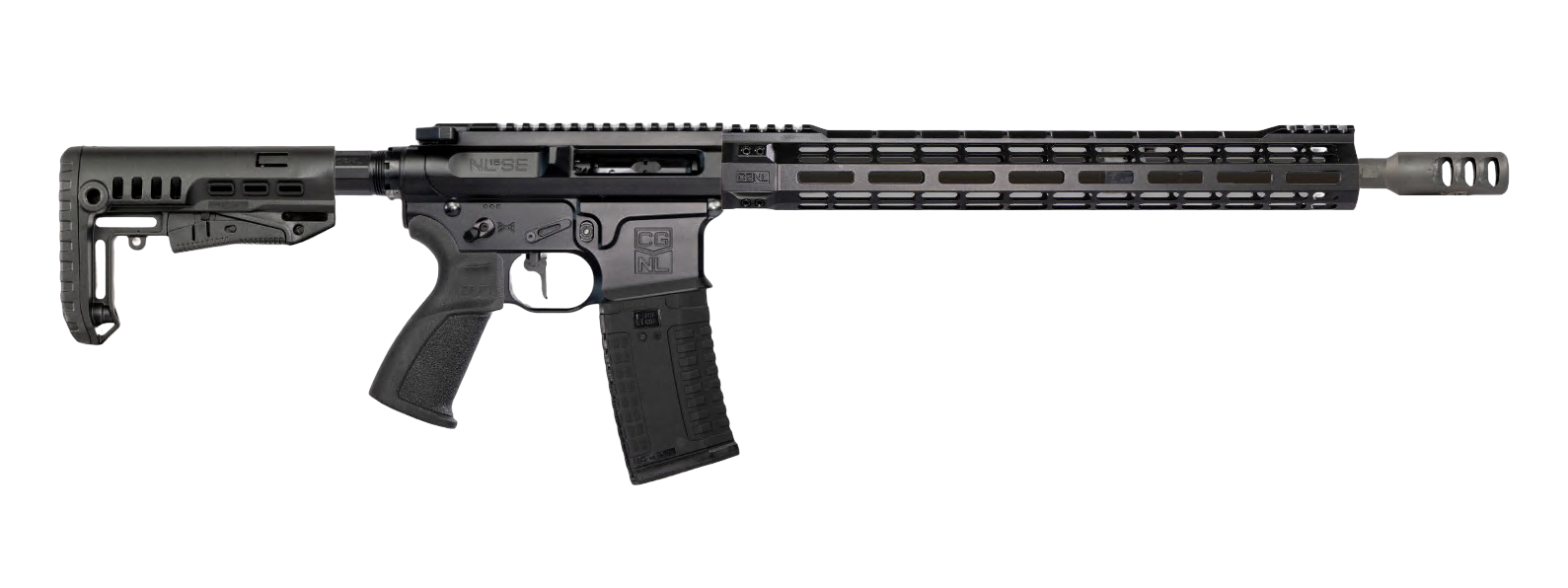 Карабин Adar 223 Rem NL15SE Carbon 16 Middle 1/2-28 AR15/STANAG Tactic V2 - фото 1