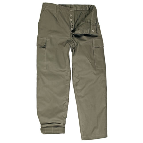 Брюки Mil-tec BW Moleskinhose M.Thermofu olive - фото 1