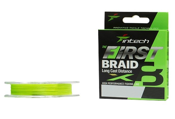 Шнур Intech First Braid X8 150м 1,2/0,185мм green - фото 1