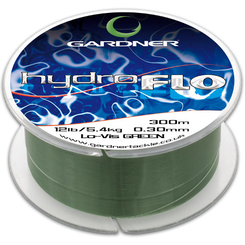 Леска Gardner Hydro-flo green 300м 15lb 0,35мм - фото 1