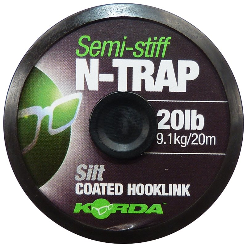 Поводочный материал Korda N Trap semi silt 20lb - фото 1