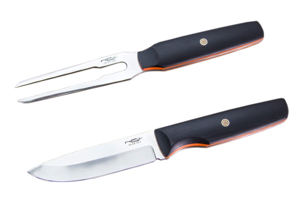 Набор NC Custom нож+вилка Set Hunting 01 рукоять G10