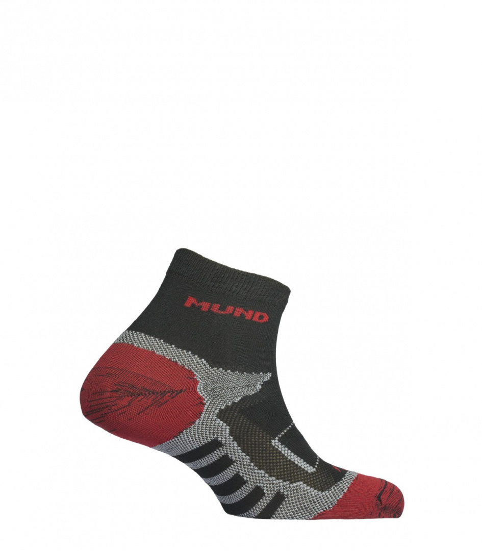 Носки Mund Trail Running 335 12/13-чёрный/красный р.25 M 38-41  - фото 1
