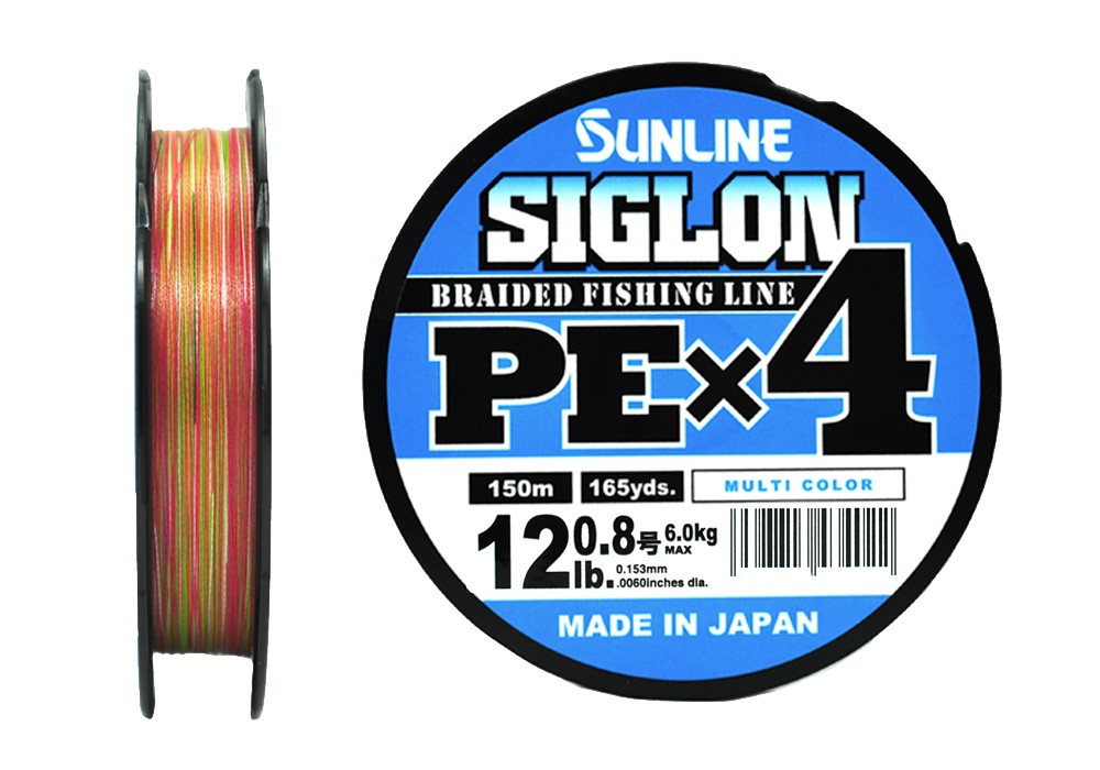 Шнур Sunline Siglon PEX4 0,8 12lb 150м Multicolor - фото 1