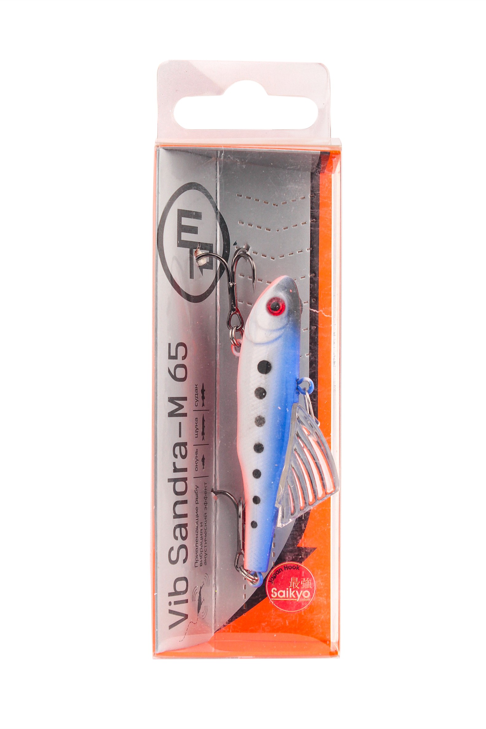 Приманка Ecopro VIB Sandra-M 65мм 13гр 085 Milk Blue Shad - фото 1