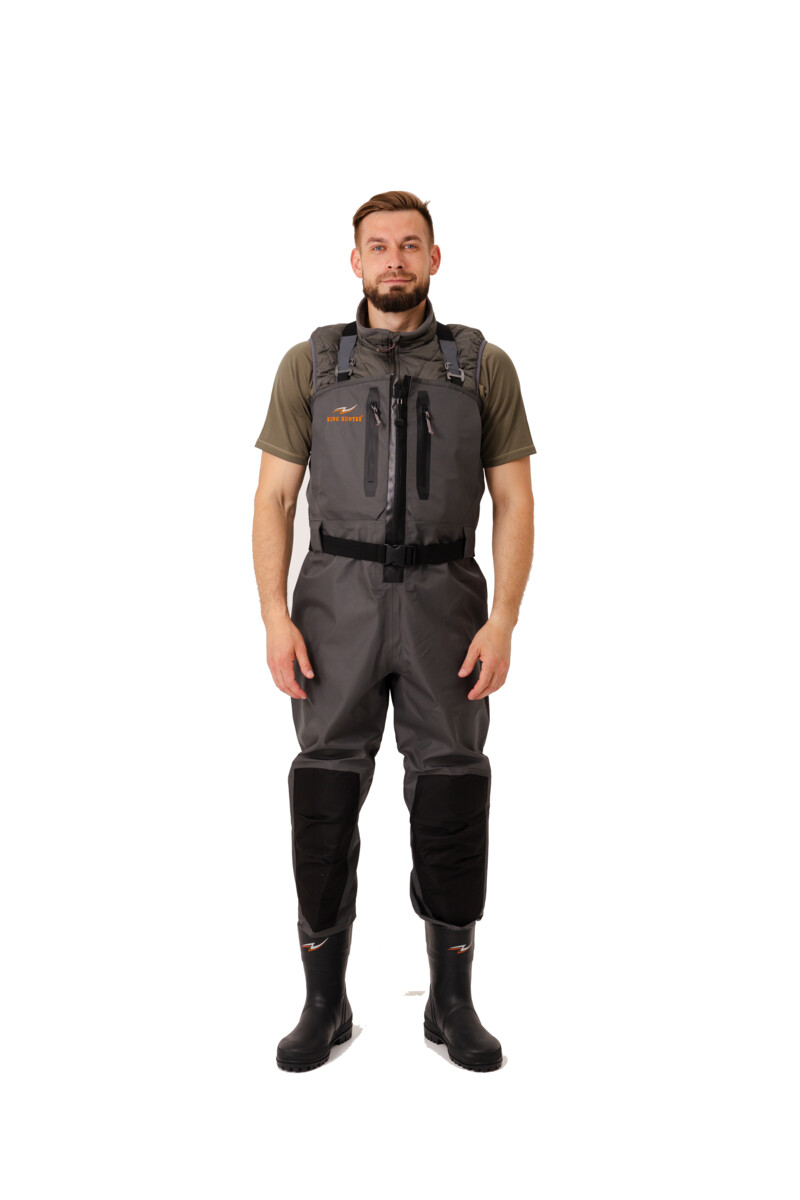 Вейдерсы King Hunter Water Zip gray - фото 1
