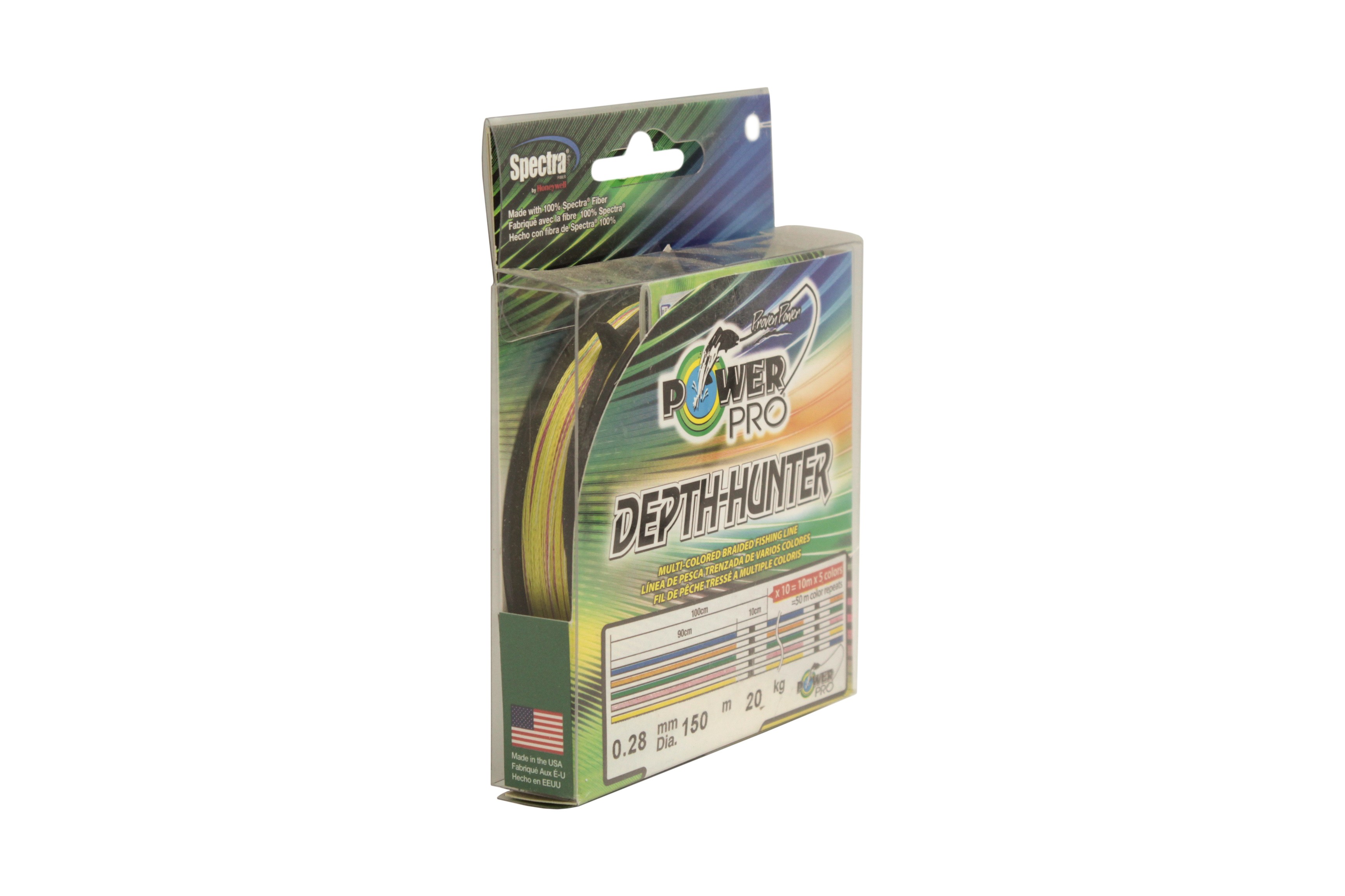 Шнур Power Pro 150м 0,28мм multicolor