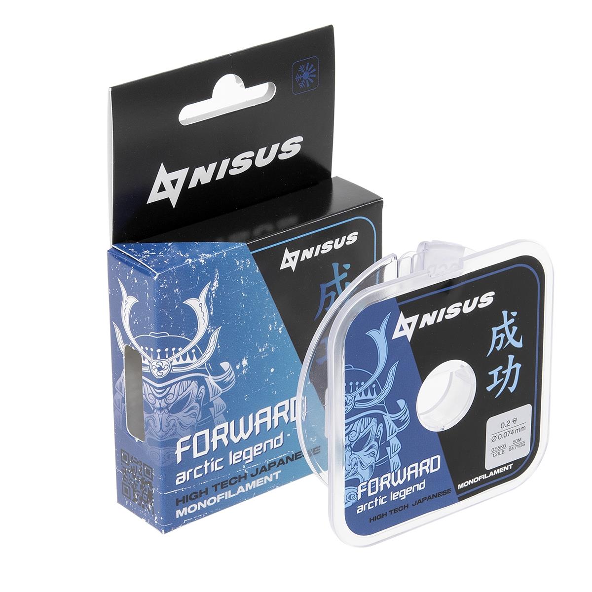 МП Леска FORWARD ARCTIC LEGEND 0,074mm/50m Nylon Transparent (N-FAG-0.074-50) Ni - фото 1
