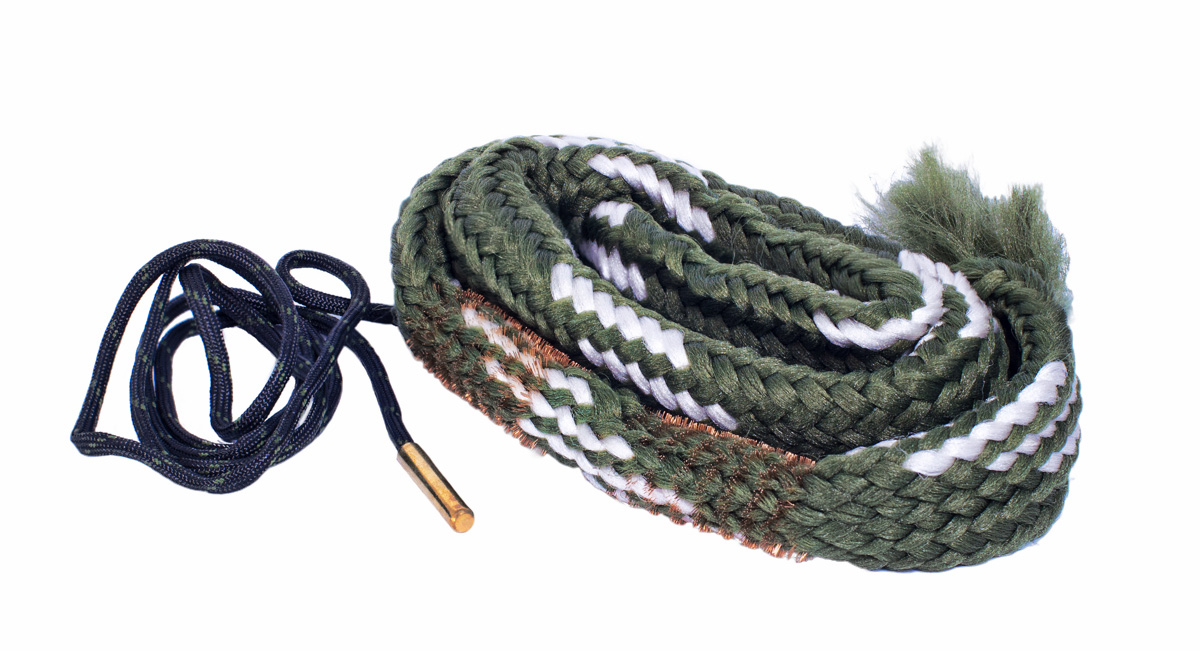 Гибкая змейка ShotTime Cleaning Cord к20 бронзовый ерш капрон 65см протяжка - фото 1