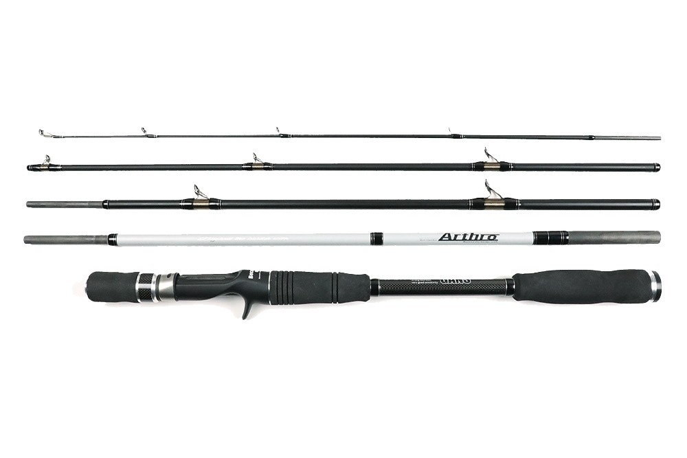 Удилище Gan Craft Arthro Dark Matter 7,6" (52cm) 210g 10-28g (3/8-1oz) 5pc - фото 1