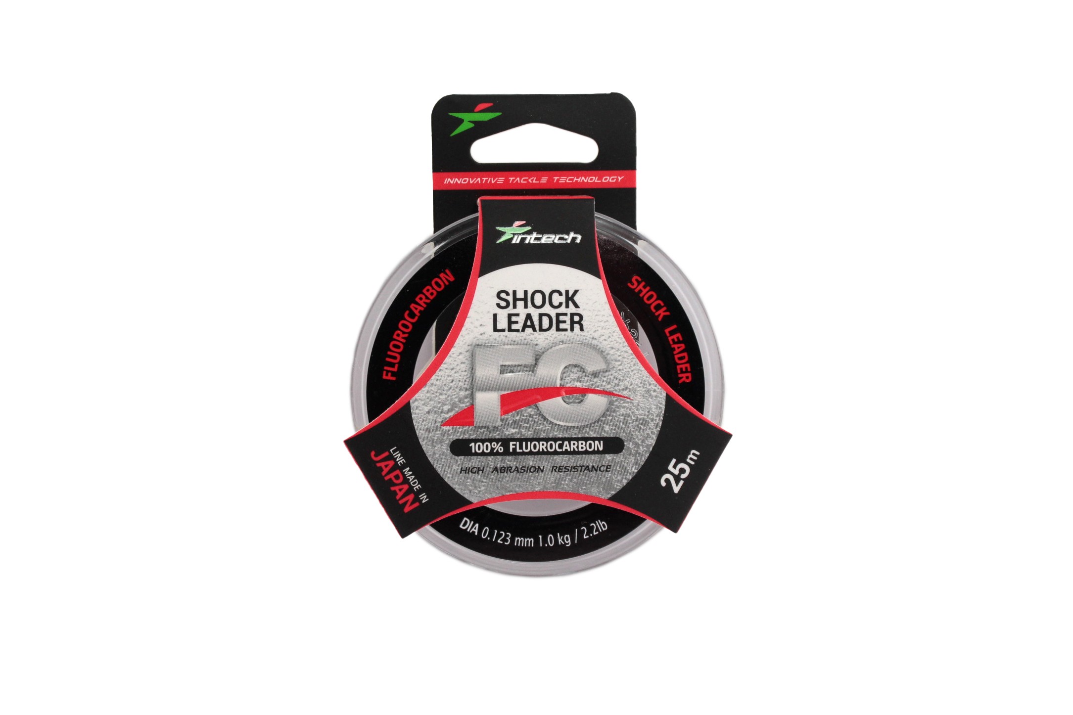 Леска Intech FC Shock Leader 25м 0.123мм 1,0кг 2.2lb - фото 1