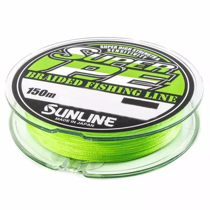 Шнур Sunline New Super PE L.GRN 150м 0,235мм 20lbs 10кг - фото 1