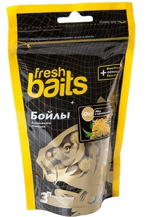 Бойлы Fresh Baits Ох! мёд с конопелькой 20мм 1кг - фото 1