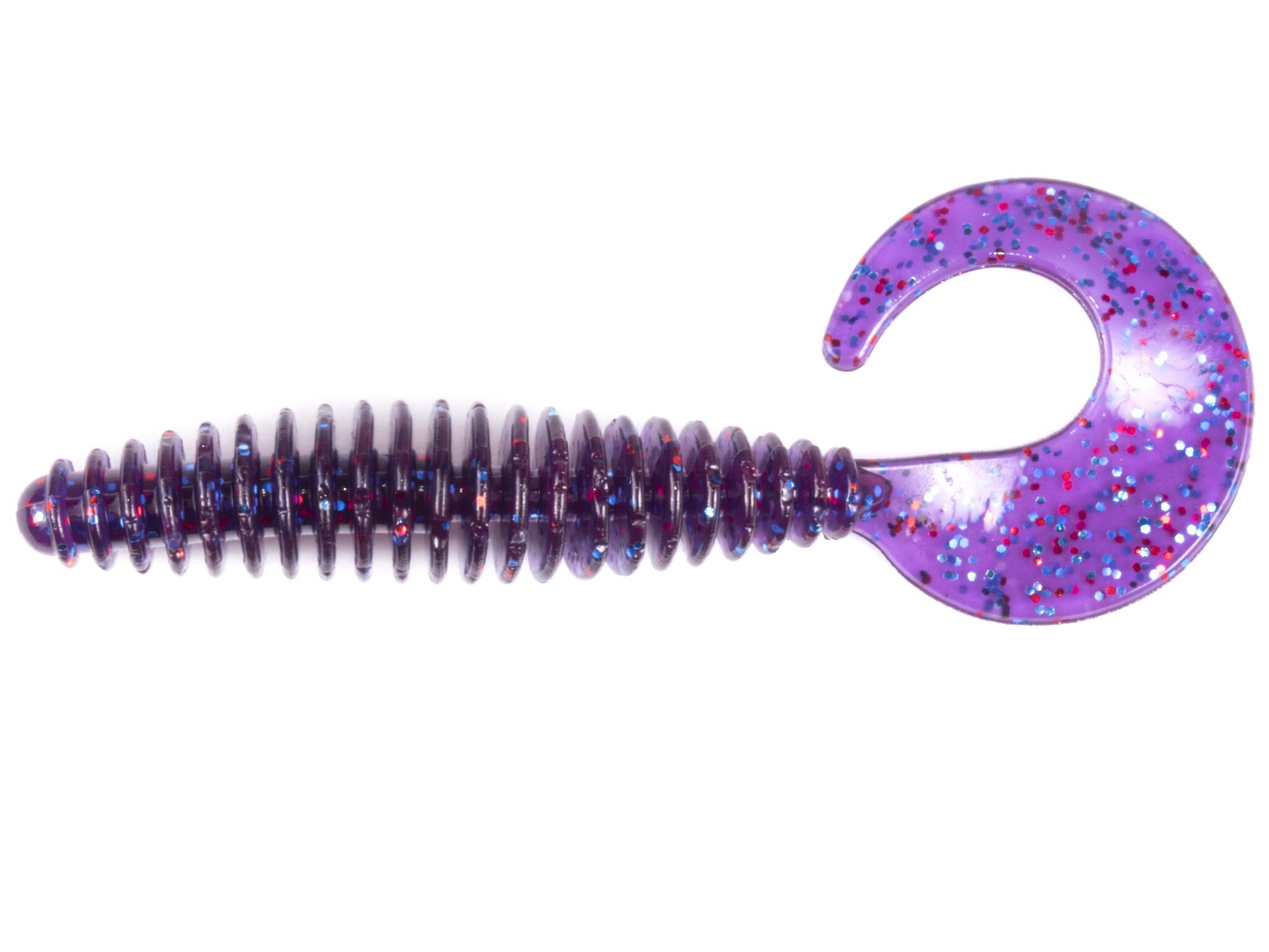 Приманка Lucky John твистер Pro Series ultraworm curly 2,0in 05.00 S63 9шт - фото 1