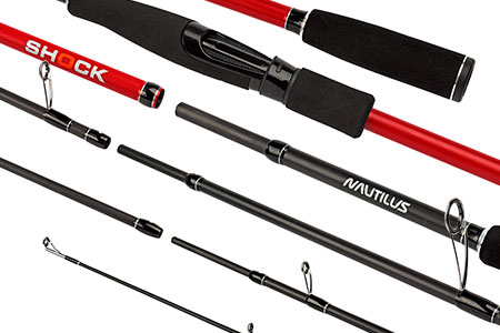 Спиннинг Nautilus Shock Travel NSHT-804MH 243см 7-30гр Com - фото 1