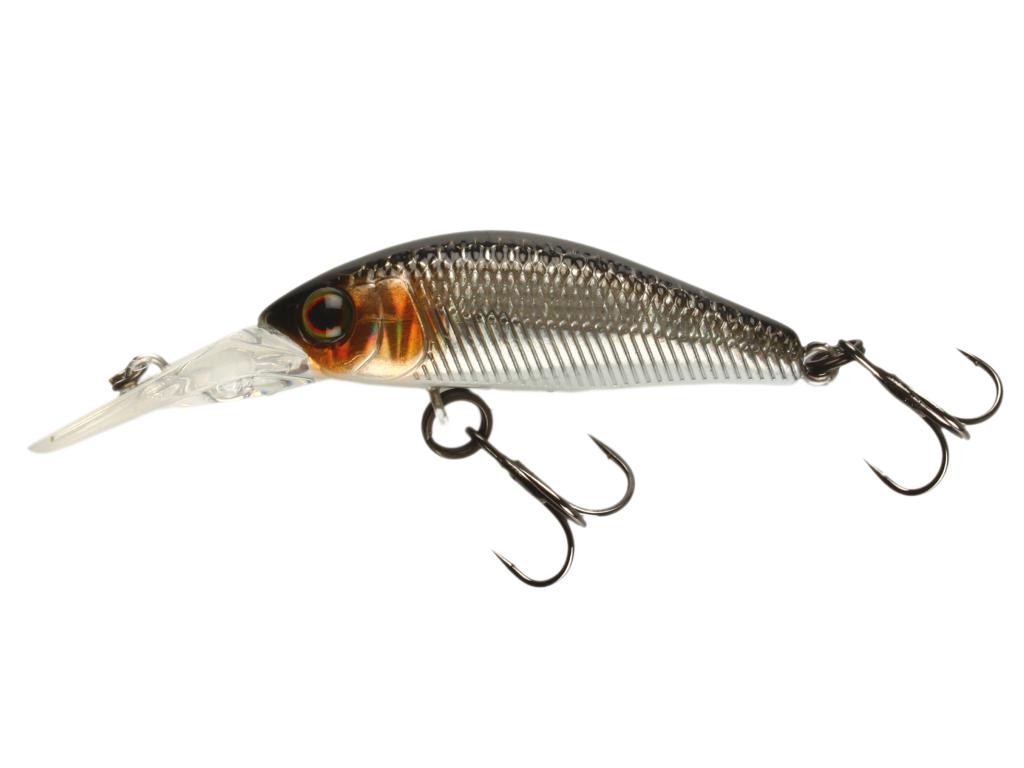 Воблер Jackall Diving chubby minnow SP hl silver & black - фото 1