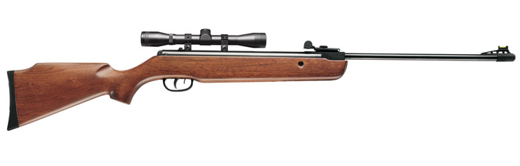 Винтовка Crosman C1K77X Quest 1000 прицел 4*32 дерево 4,5мм - фото 1