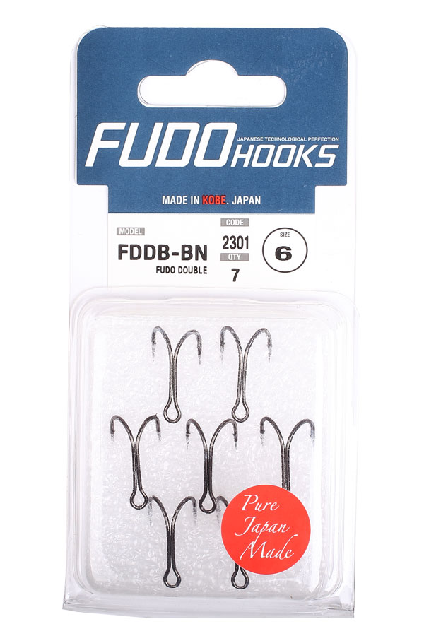 Крючки Fudo Double FDDB-BN 2301 BN 4 6шт. - фото 1