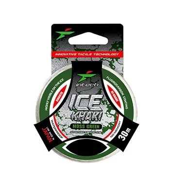 Леска Intech Ice Khaki moss green 30м 0.10мм 0.92kg - фото 1