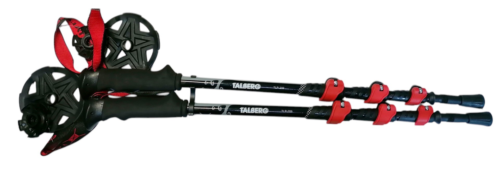 Палки Talberg COMPACT PLUS треккинговые 1 пара черный - фото 1