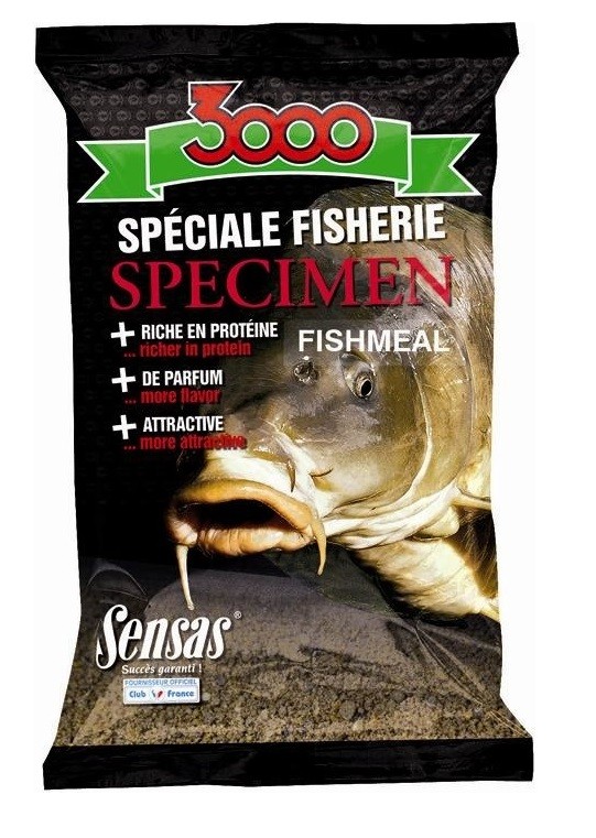 Прикормка Sensas 3000 1кг Spicemen fishmeal  - фото 1