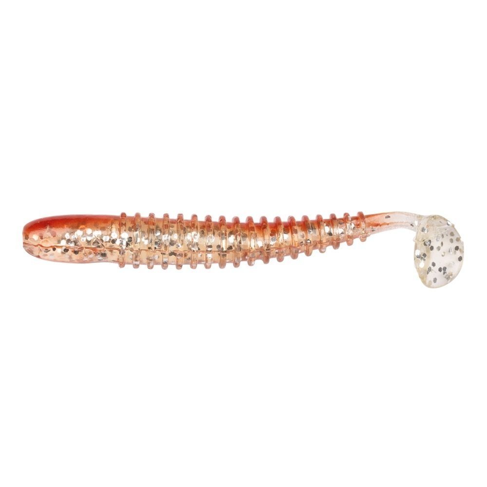 Приманка Berkley URBN T-Tail Soft Blood Worm 6,5см - фото 1