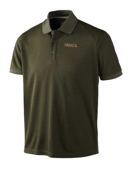 Рубашка поло Harkila Gerit polo shirt dark olive - фото 1