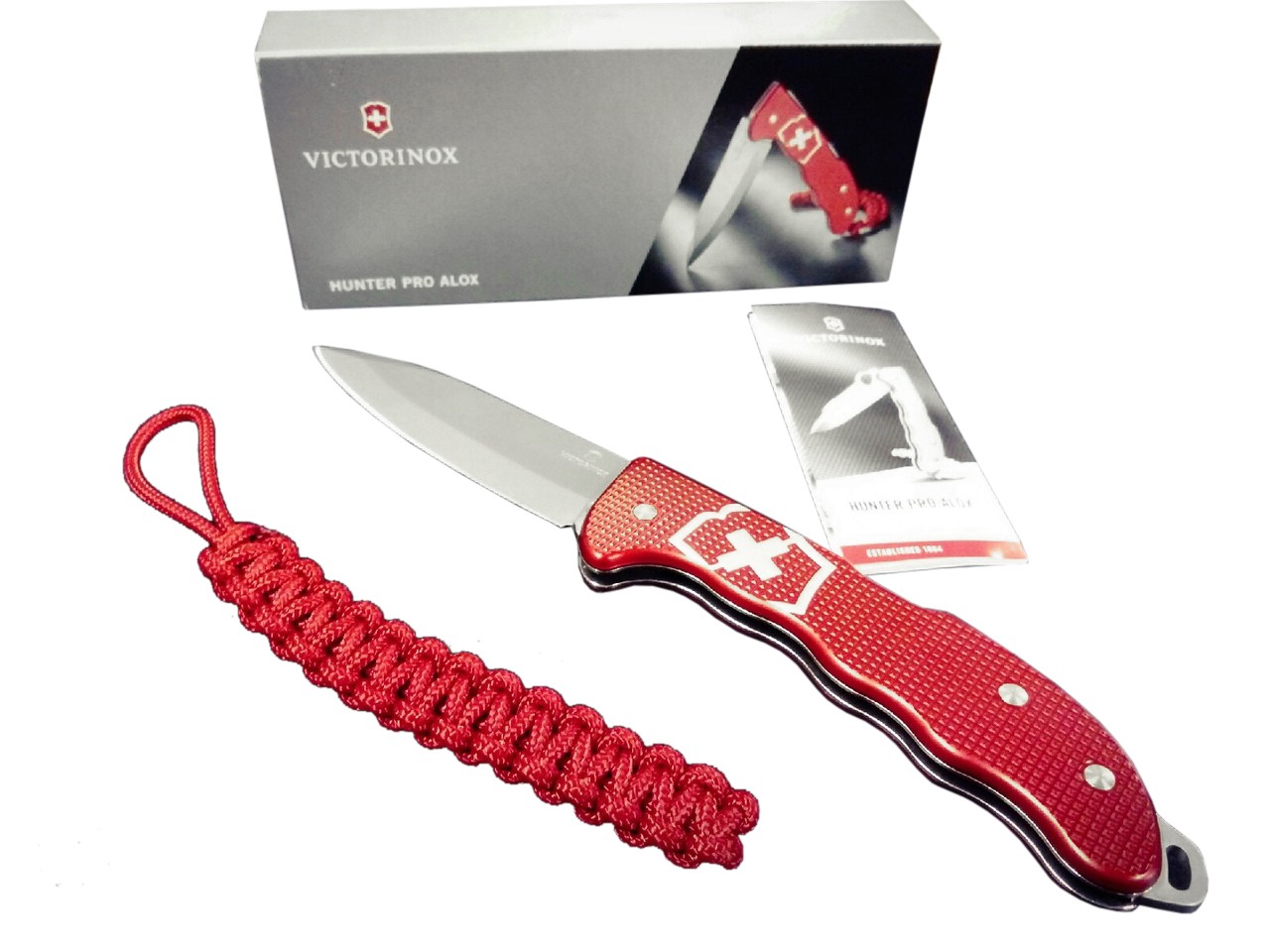 Нож Victorinox Hunter Pro Alox 4 функции красный - фото 1