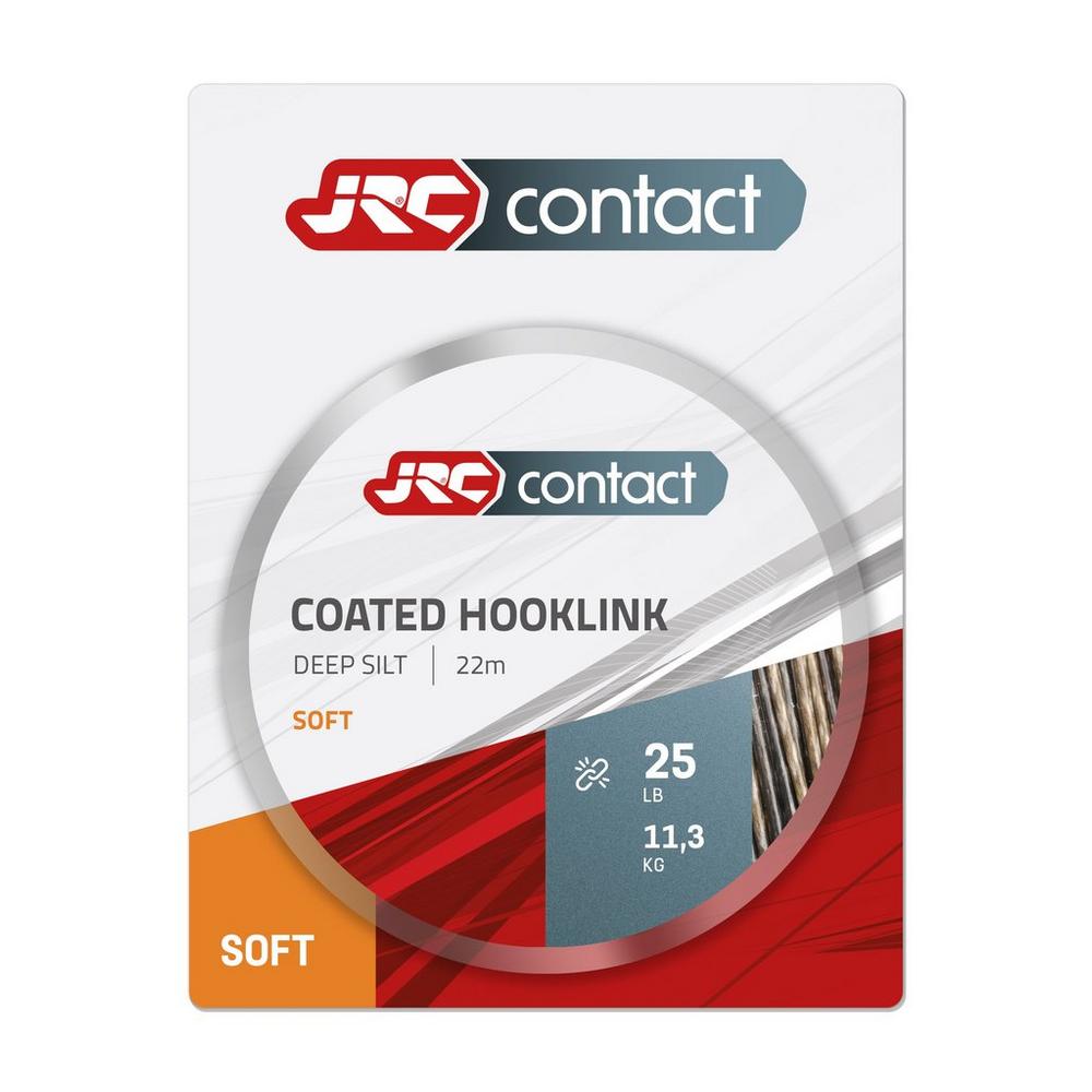 Поводковый материал JRC Contact Soft Coated Hooklink 25lb 22m Deep Silt - фото 1
