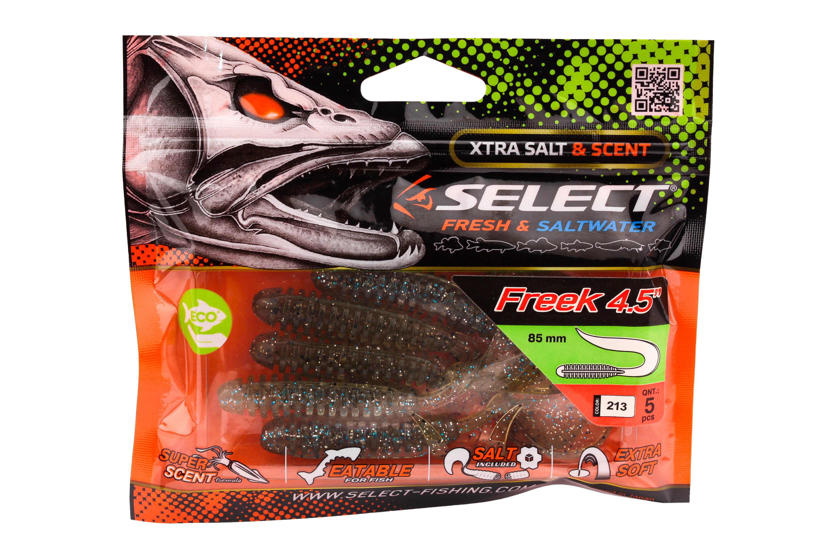 Приманка Select Freek 4.5" 213 уп 5шт - фото 1