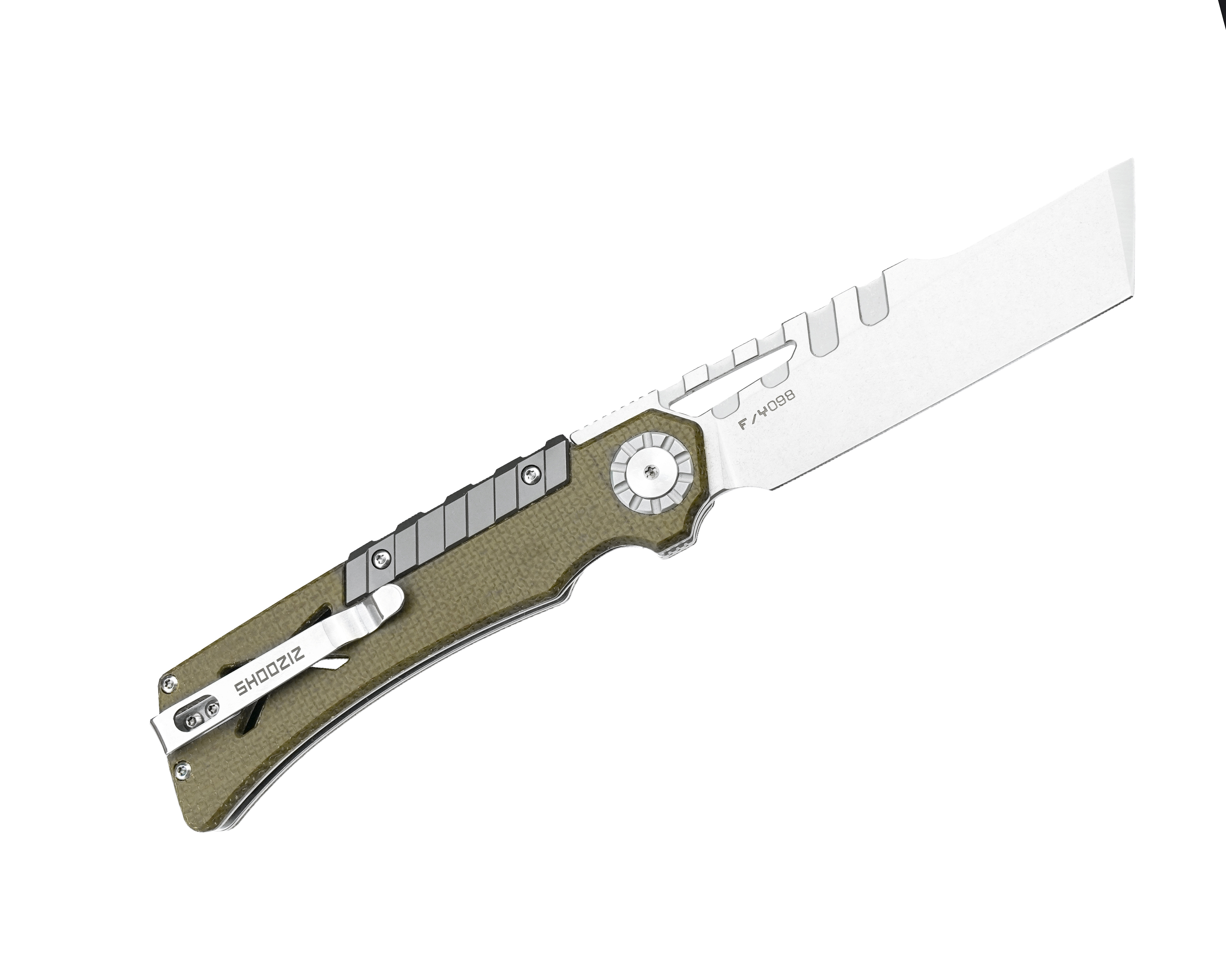Нож SHOOZIZ XUN118-G складной D2 рукоять G10+3D - фото 1