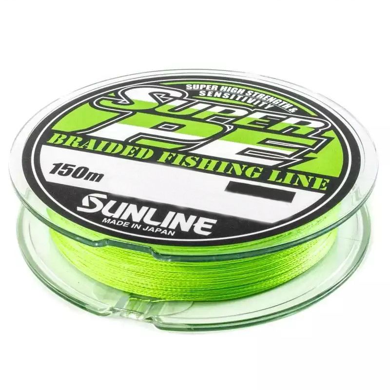 Шнур Sunline New Super PE L.GRN 150м 0,6мм 10lbs 5кг - фото 1