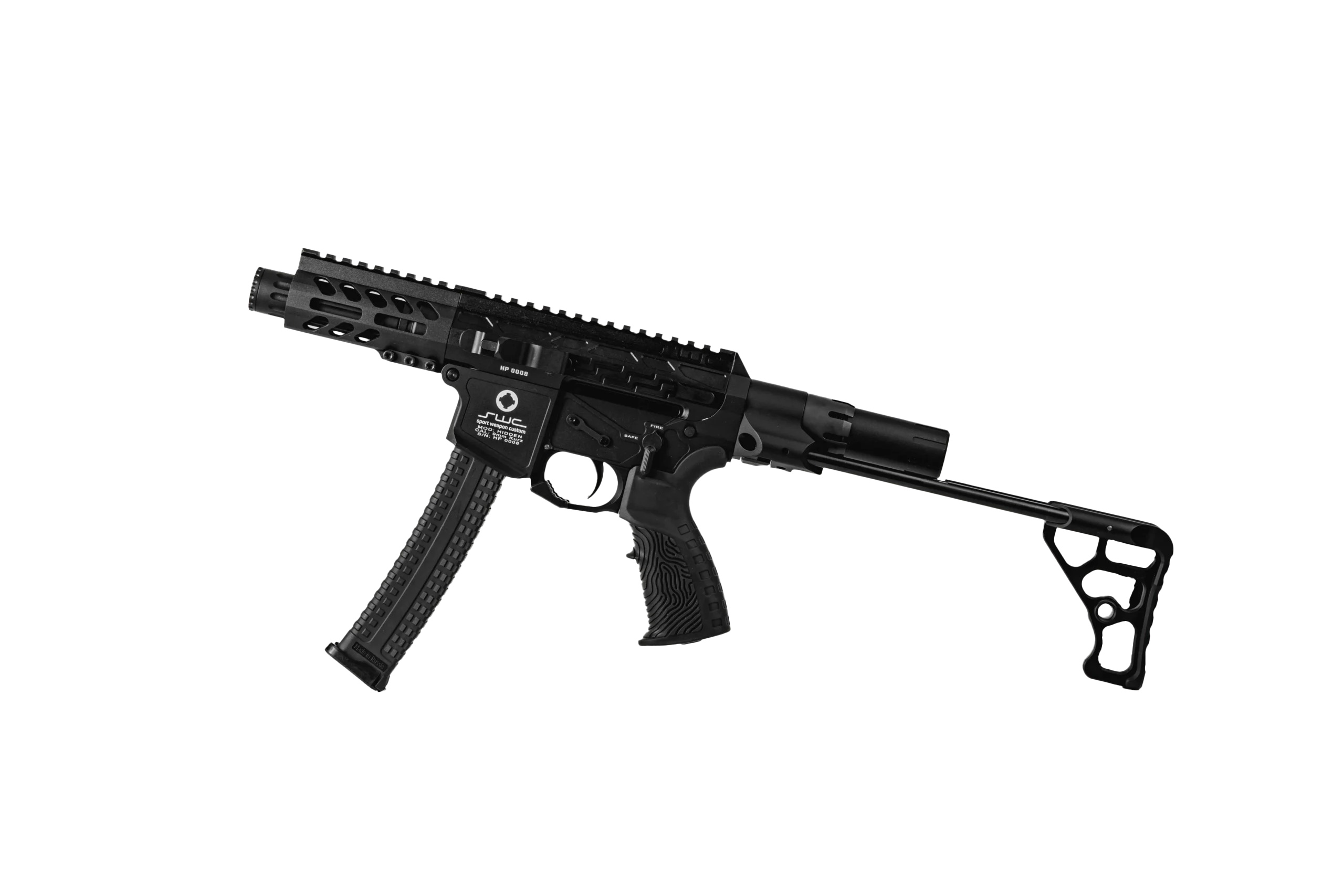 Пистолет SWC Hidden 9х17 KURZ 136мм - фото 1