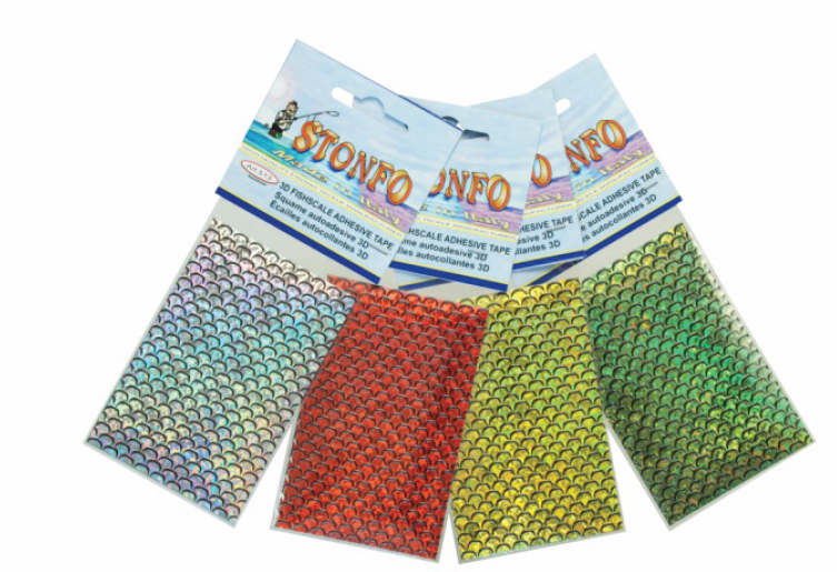 Наклейка Stonfo 3D Fishcale adesive tape голографическая