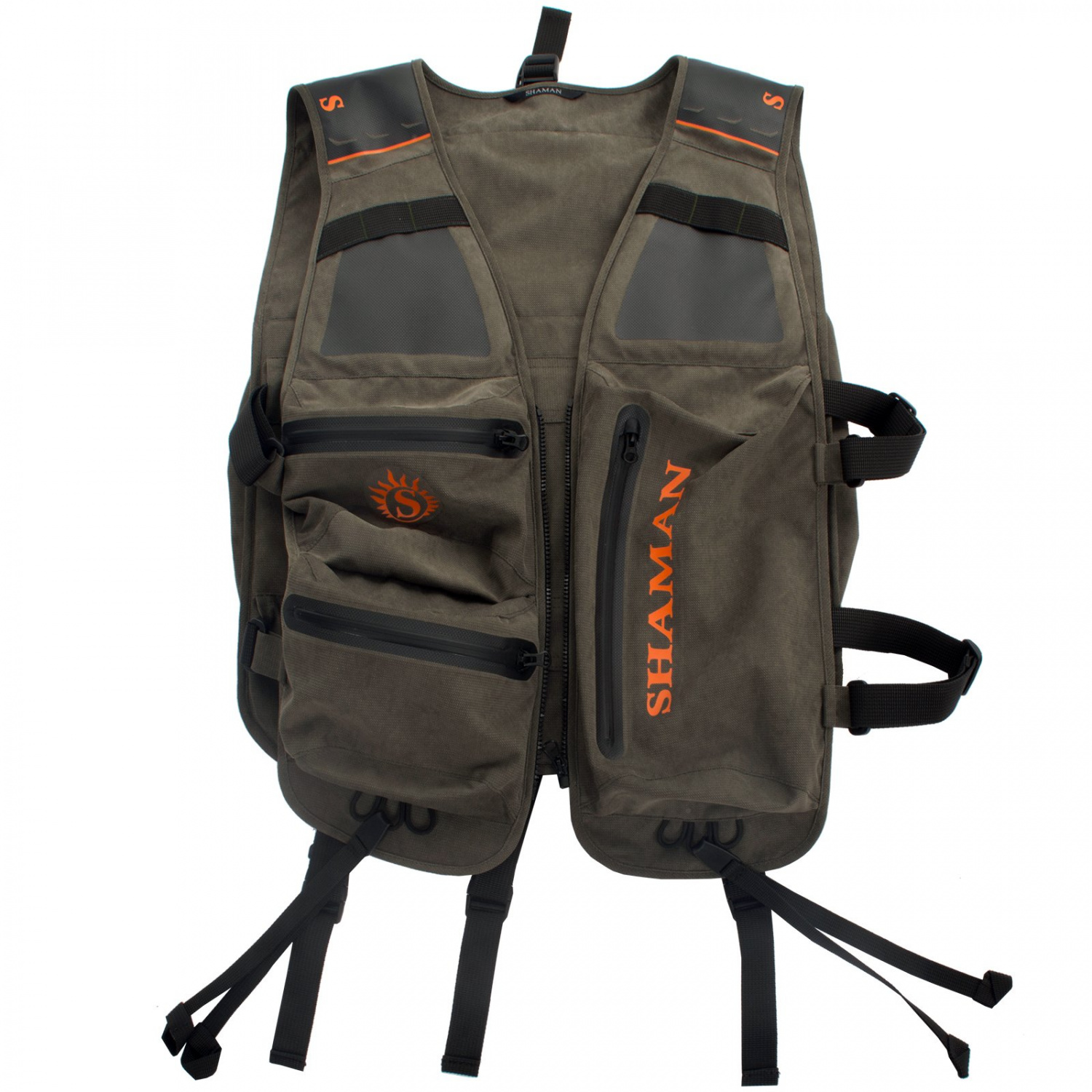 Жилет Shaman разгрузочный с рюкзаком Tracker II Islandiya оливковый - фото 1