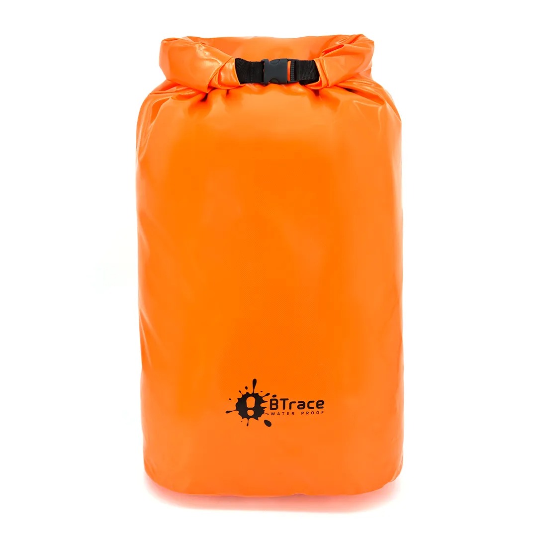 Гермомешок BTrace DryBag 60л с лямками оранжевый - фото 1