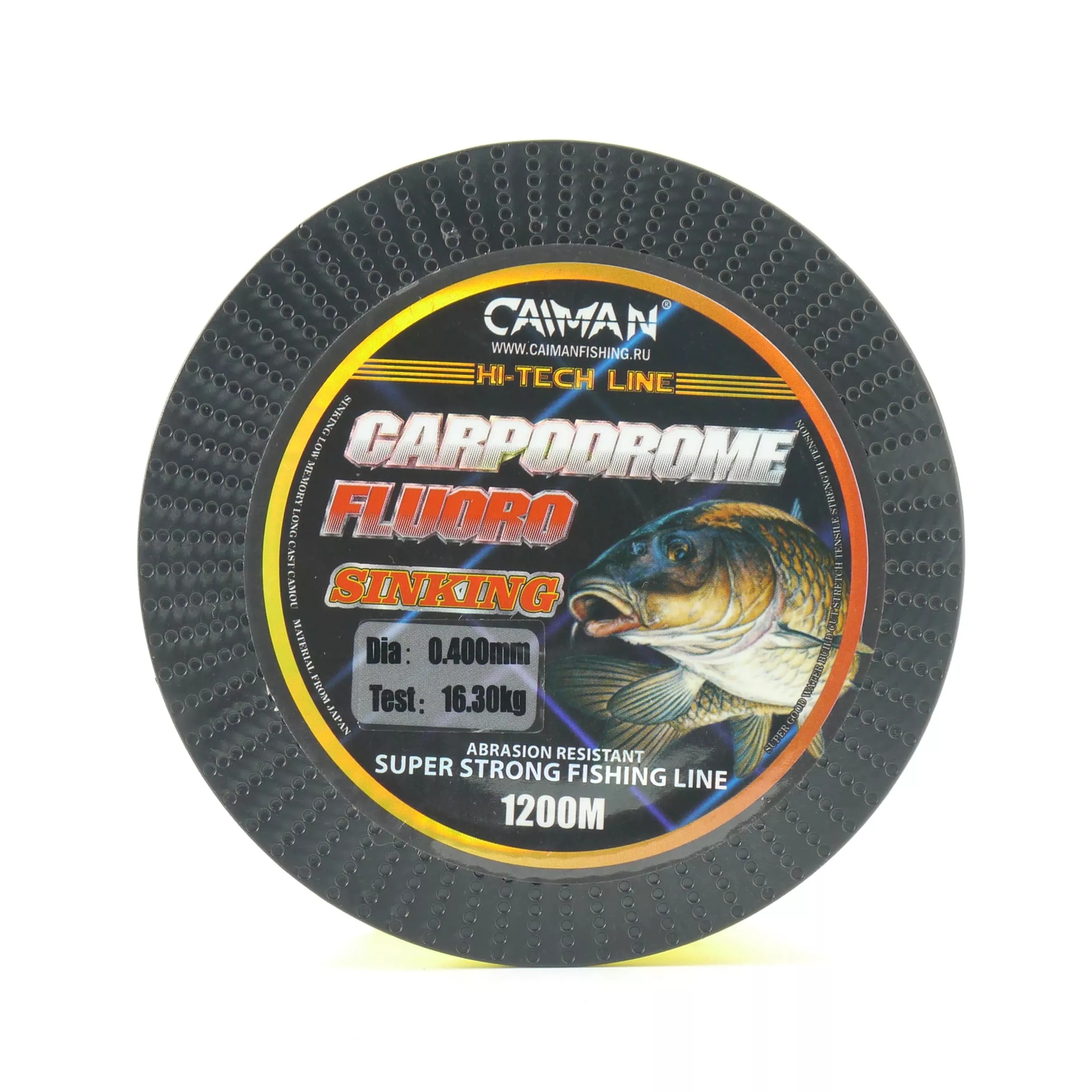 Леска Caiman Carpodrome Fluoro yellow 1200м 0,405мм - фото 1