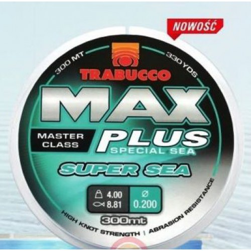 Леска Trabucco Max Plus line Supersea 150м 0,30мм 8,50кг - фото 1
