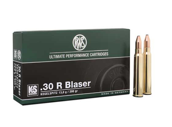 Патрон 30R Blaser DN RWS KS 13,0гр - фото 1